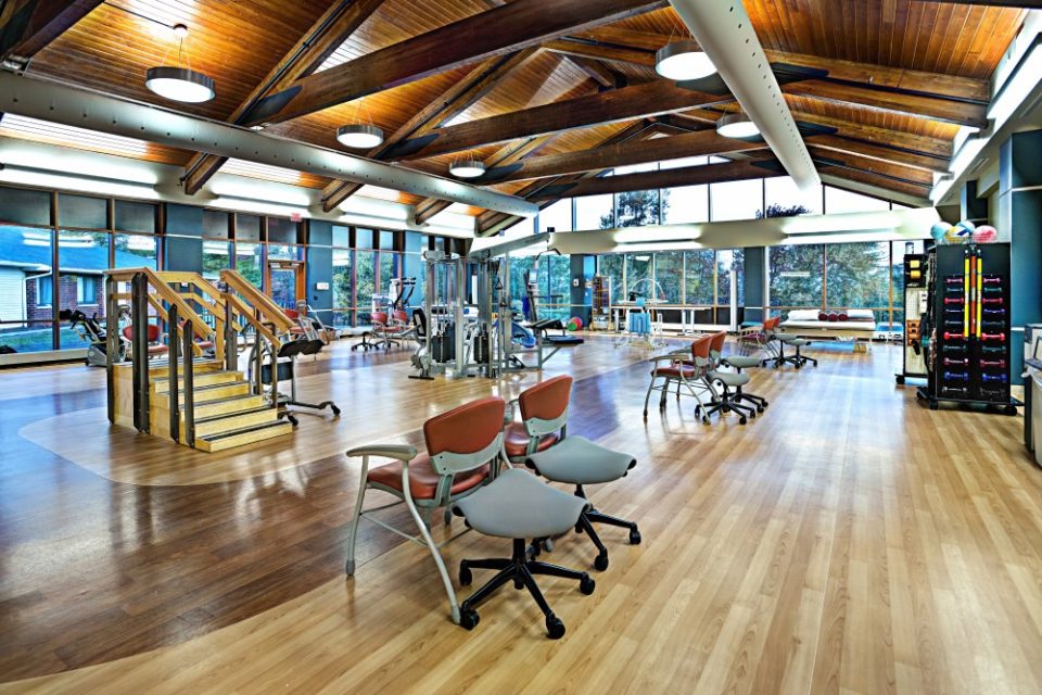 The Vista Gym with chairs